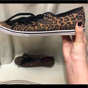 Leopard print sneakers
